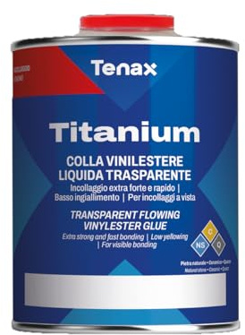 TENAX Dichtmasse Titanium Flowing transparent flüssig 1 l