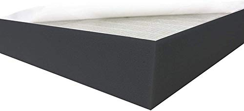 Dibapur ® akustiskt stopp självhäftande – rum – akustiskt skum – (ca 100 x 50 x 10 cm) – isolering – ljudisolering