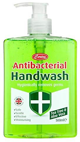 Certex Tea Tree & Aloe Vera Antibacterial Handwash Dispenser - 500ml