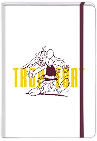Clairefontaine 813055C - Asterix 5, Notizbuch mit festem Einband, geleimt, DIN A5 14,8x21 cm, 72 Blatt, liniert, 90g, 1 Stück