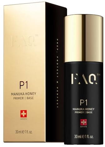 Prebase FAQ P1 Manuka Honey 30 ml - Mejores resultados - Nutritiva, antioxidante e hidratante - Alantoína y aminoácidos - Tratamiento antiedad - Dermatológicamente probado - Para todas las pieles