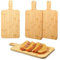 3 Pack Wood Cutting Boards, Wooden Chopping Board with Handle, Wood Cutting Board Serving Cutting Board Bulk for Kitchen Food Prep Vegetables Bread Sandwich, 40 x 20 CM