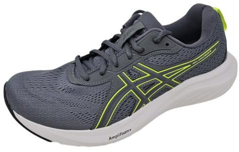 ASICS Gel-Contend 9, Sneaker Hombre, Gris Acero/Amarillo DE Seguridad, 47 EU