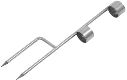 LOVIVER Soporte de Acero para sombrilla de Patio, con Ancla, para césped, portátil, Resistente, con Soporte de Metal, estaca para sombrilla, L