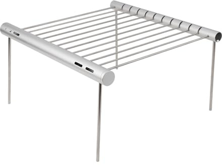 Barbecue portable au charbon de bois, barbecue de table d'extérieur en acier inoxydable pour la cuisine en plein air, le camping, les pique-niques, la plage