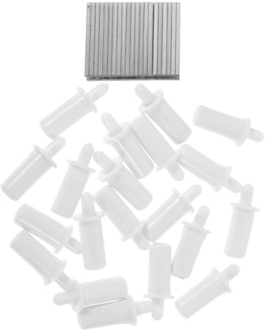 UKCOCO Kit Réparation Volets Persiennes 40 Pcs – Goupilles Inoxydables et Agrafes Plastique pour Stores Bois, Fixations Remplacement Solide, Outils Réparation Fenêtres Extérieures