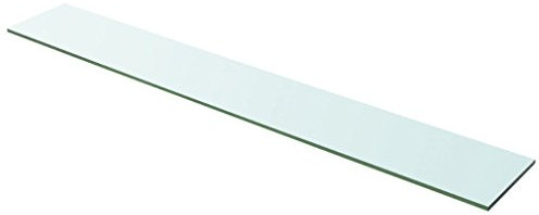 Festnight Ersatzteile Glas Regalboden Glasboden Glas Einlegeboden Max. Tragfähigkeit 15 kg 100 x 15 cm Transparent