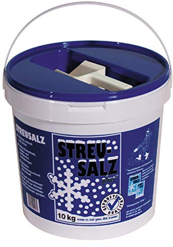 Streusalz 10 kg Eimer mit Schaufel Deutsche Salinen Qualität Auftausalz TOP Qualität Winter Salz