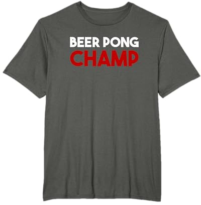 Bierpong Beer Pong Champ lustiger Spruch Geschenk T-Shirt