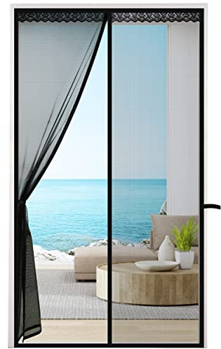 Fliegengitter Balkontür - Fliegengitter Tür Moskitonetz Tür Magnet Vorhang Insektenschutz für Balkontür, Kellertür und Terrassentür 100 * 230cm