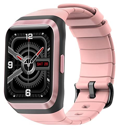 PURRL Smart Watch con GPS Orologio fitness all'aperto per uomo Modalità sportive IP68 Cardiofrequenzimetro impermeabile per ossigeno nel sangue (rosa) little surprise