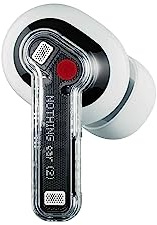 Nothing Ear (2) – Kabellose Kopfhörer mit ANC (Active Noise Cancelling), Hi-Res Audio-Zertifizierung, Dual Connection, leistungsstarker benutzerdefinierter 11,6-mm-Treiber – Weiß