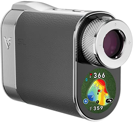 Voice Caddie SL3 Golf-GPS und Entfernungsmesser mit Pin-Tracer, Slope-Funktion und farbigem LCD-Touchscreen
