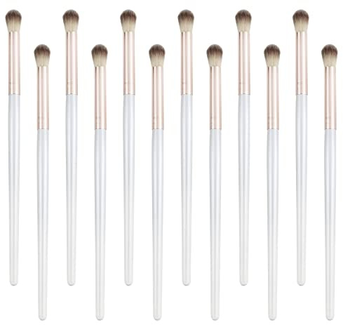 DonLeeving 12 PCS Eyelash Cleaning Brush for Lash Extension, Wash Extension Lash Shampoo Brushes, Fluffy Cleaning Bath Makeup Eyelash Eyeshadow Brush Set