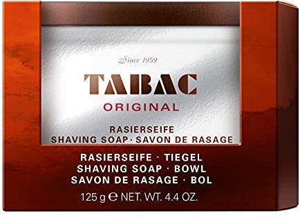 Tabac® Original | Rasierseife im Tiegel - ermöglicht leichte und gründliche Rasur - Original Seit 1959 | 125g