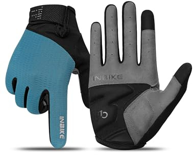 INBIKE Fahrradhandschuhe Herren 2 Finger-Touchscreen Stoßfest Elastisch Reflektiv Atmungsaktiv IHC406