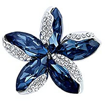 Brosche Damen Brosche Zarte Broschen for Damenmode – Elegante Ansteckblume mit Kristallen, Kleider, Mäntel, Anzugnadeln – Urlaubsgeschenke for die Freundin Fashion Brosche (Color : B)