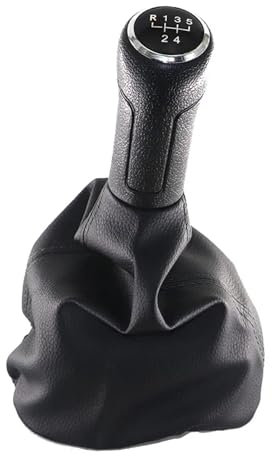 NVETJMUA Schaltknäufe Für VW Für Fox 2005 5-Gang-Auto-Shift-Schaltknauf-Hebel Gaitor-Kofferraumabdeckung Schalthebelknopf