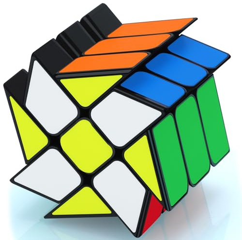 TOYESS Fenghuolun Speed Cube Strani, Cubo Magico Originale & Cubo di Velocità Adesivizzati con Colori Vivaci, Regali per Bambini, Adolescenti e Adulti
