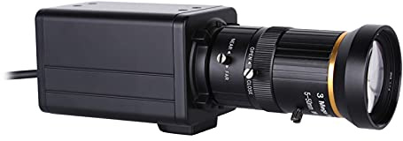 Irfora Caméra vidéo HD 4K - Webcam 8 pixels Zoom Ottico 10X 60 gradi Grandangolo Messa a Fuoco Manuel Compensazione esposizione Automatica Con Microfono USB Plug & Play per