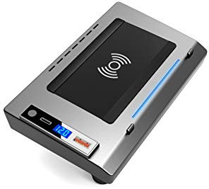 Wivplex, for, 2019 2020 A6L A7 Accessories Car QI Wireless Charger 15W Fast Phone Charging Plate Interior Modification Parts Wireless Chargers(Three Coil 10W)