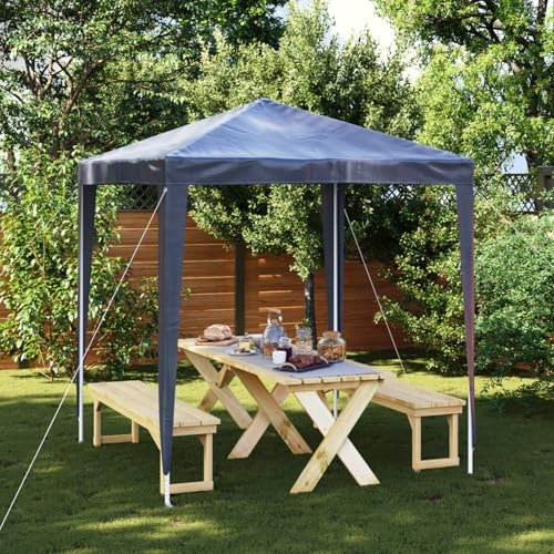 Xichuzi Partyzelt, Festzelt, Pavillion, Bierzelt, Garten Party Zelt, Gartenzelt, Grillpavillon, 2 x 2 m Blau