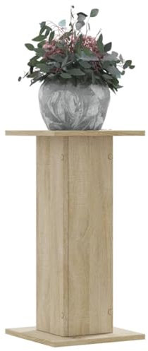 Generisch Pflanzenständer 2 Stk. Sonoma-Eiche 30x30x60 cm Holzwerkstoff,jiangboyue-3307857