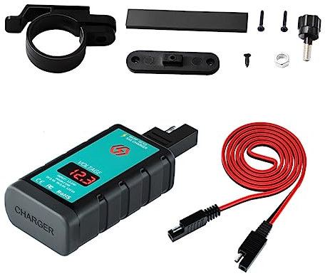 SEWOART Motorrad-ladegerät Mit SAE-stecker USB Und C Kompatibel Für Motorrad-ladeadapter Sicher Und Tragbar