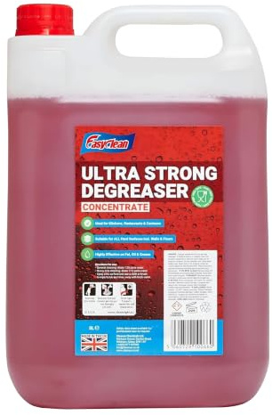EasyClean Ultra Strong Degreaser Concentrate Powerful Multi-Surface Cleaner for Kitchens, Restaurants & Industrial Use (Pack of 1)