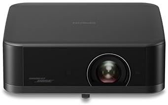 Epson Lifestudio Pop Plus EF-62B Metallic Black, Portable Smart Projector, Sound by Bose, Google TV, 4K Pro UHD, Indoor/Outdoor Use, 5-year warranty*