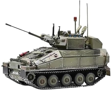 ZCYYUE Scale Models 1:72 Scale For British Machete Armoured Tank Model Kit Static Die Casting Collectible Ornaments Diecast Tanks