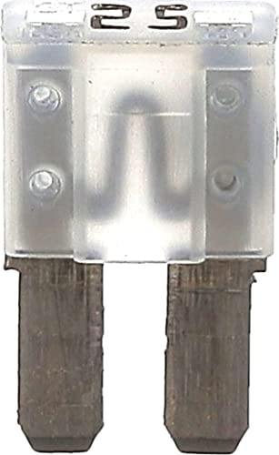 Restagraf - Fusible Plat Micro II - Protection Circuit Électrique de 25 A et 32 V - Pour l'Automobile et l'Industrie - Réf. 17335 - Sachet de 5