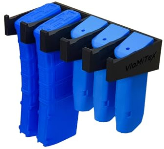 VlaMiTex H5 Halterung für Pistolen Magazine 9mm, 45 ACP doppelreihig und AR15 Magazine wie MagPul