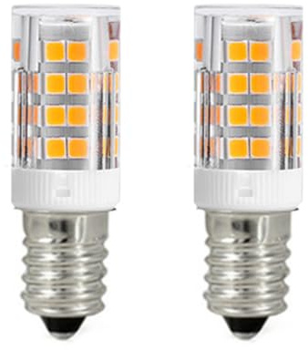 ShuoHui E14 Led Birne Warmweiss, 4W 3000K E14 Glühbirne Ersatz für 40W Halogenlampen 400Lm, AC 220-240V, Nicht Dimmbar Kein Flackern Led Energiesparlampe, für Küche, Wohnzimmer (2)
