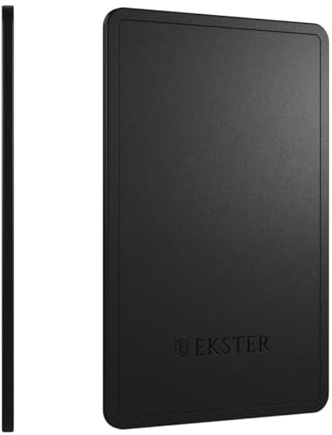 Ekster Finder Card - Apple Find My Wallet Tracker, Rechargeable, Bluetooth | Rechargeable Bluetooth-enabled GPS tracker, works with Apple Find My & Siri, slim credit-card size fits any wallet nicely