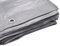 SKIR'CO Bâche grise 3 x 3 m - Imperméable - 110 g/m² - Avec œillets - Bâche de protection pour voiture - Bâche multifonction