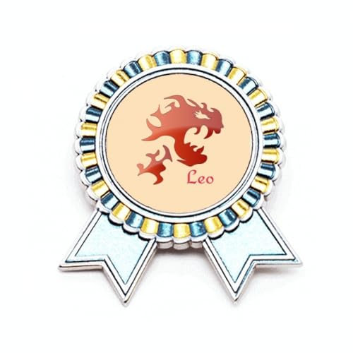 Begeisterung Löwe Vertrauen Abzeichen Brosche Pin Gewinner Award Medaille, M, Metall