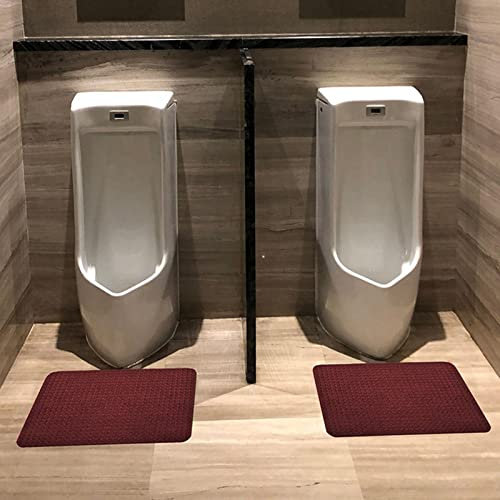 Tapis de Sol antidérapant pour urinoir, Tapis de Sol Absorbant et désodorisant pour Toilettes, Tapis de Sol pour urinoir réutilisable/Lavable, Tapis pour urinoir Commercial