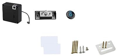 Holibanna 1satz Elektronisches Schrank Schloss Versteckte Für Schränke Und Büros Keyless Ic-kartensensor Für Einzel Und Doppelöffnungen