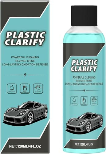 kuhbsdg Limpiador de Cuero, Limpiador Renovador de Plásticos para Interiores de Auto, Limpiador Sin Agua para Tableros, Molduras, Cuero y Goma
