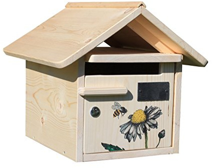 cboutic Boite AUX Lettres Bois L'ABEILLE BUTINE 1 Porte