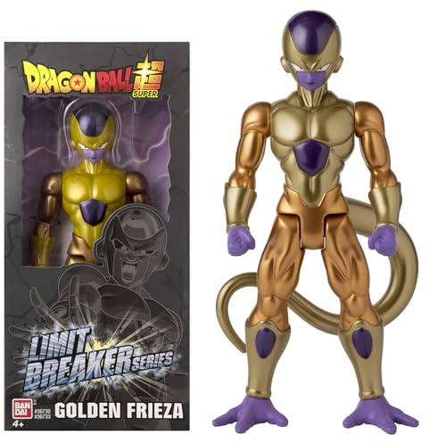 Dragon Ball Super Bandai Figurina Gigante Limit Breaker 30 cm - Golden Freezer - Licenza Ufficiale Dragon Ball - Grande Action Figure Freezer articolata - Giocattolo per bambini 4 anni e + - 36733