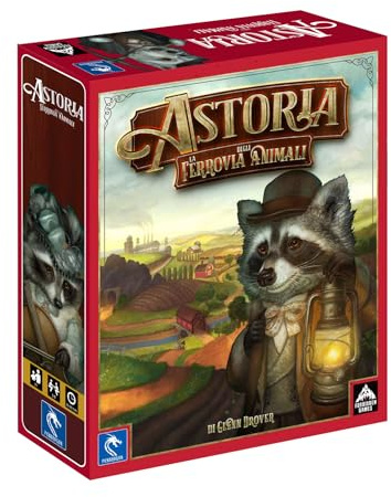 Pendragon - Astoria La Animal Railway - Italiensk utgåva - Brädspel, ålder 8+, 2–5 spelare