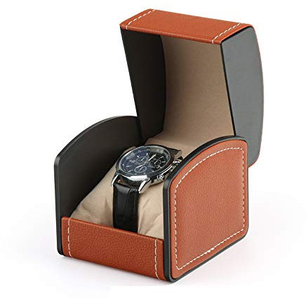 NuAngela Boîte à montres en cuir, Coffret à Montres,Boîte Antichoc à Montre,Présentoir/Coffret/Boîte de Stockage,pour Passionné d’Horlogerie