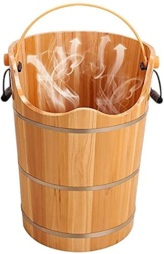 Foot Tub Wooden Foot Basin Household Gift Foot Soaker Tub,Wooden Foot Soak Sauna Foot Tub, Massage, Spa, Sauna, SoakHandmade Wooden Footbath Tubs,Foot Bath Wooden Bucket Foot Spa,Sauna Accessories Hou
