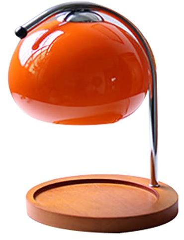 Lampada da Fusione a Candela Aromatica, Lampada Scaldacandela a Bottone Regolabile in Vetro Metallo Dimmerabile per Camera da Letto (Interruttore di regolazione della luminosità)