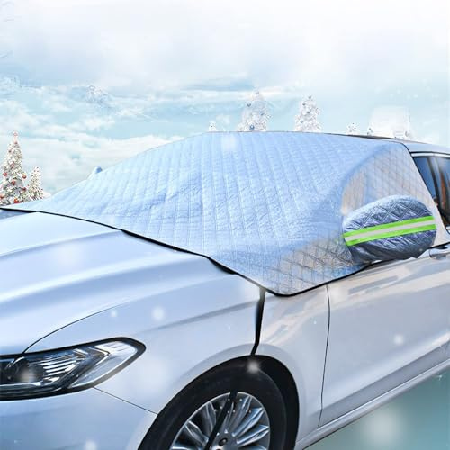 ARTSIM Auto Eisschutzfolien für Toyota Aygo X Ultra-Dick Windschutzscheibenabdeckung Windschutzscheibe Abdeckung Winterabdeckung Eisschutzfolie,B