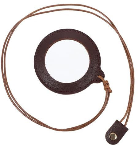 Hängende Halslupe Hängelupe Leselupen Für Senioren Vergrößernde Leselupe Kreuzstichlupe Bastel-sticklupe Seitenvergrößerungstool Tragbare Lupe Werkzeug Rechner Laptop Leder Ältere