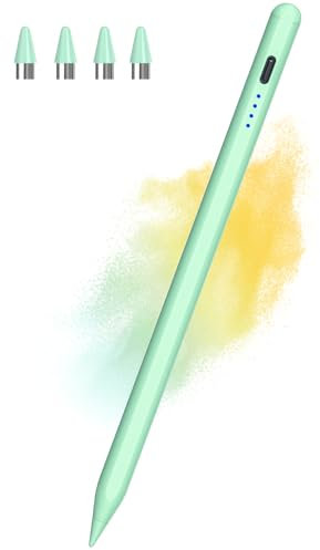 Stylus Pens for Touch Screens Magnetic Tablet iPad Pencil Rechargeable Digital Tablet Pen, Kenkor Active Stylus Pen for Apple iPad Pro/Air/Mini/iPhone/Android Smartphones and Tablets Devices - Green