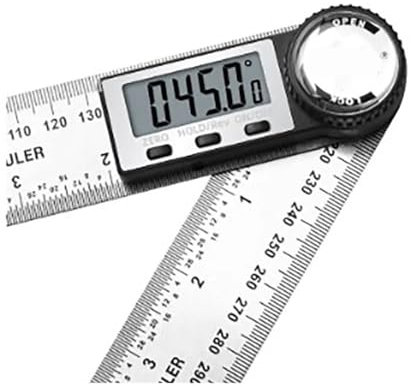 CIJIAOPOYU 200MM 300MM 500MM Edelstahl Digital Winkel Lineal Elektronische Goniometer Winkelmesser Messgerät for Gebäude Werkzeuge(300mm)